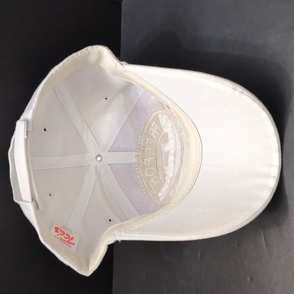 Dorset Tees,FreePort Bahamas White Embroidered Velcro Strap Hat. - Picture 6 of 10